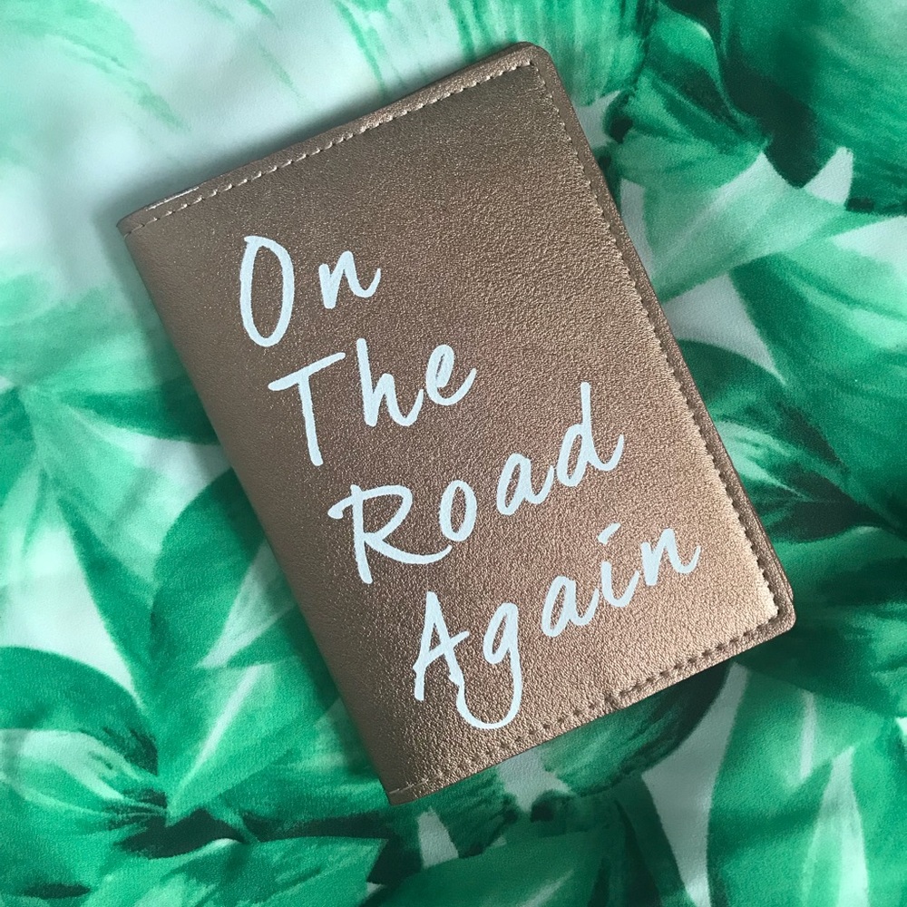 Rose Gold Passport Cover